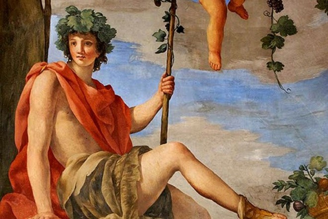 Thần Dionysus sáng tạo ra rượu ở Hy Lạp