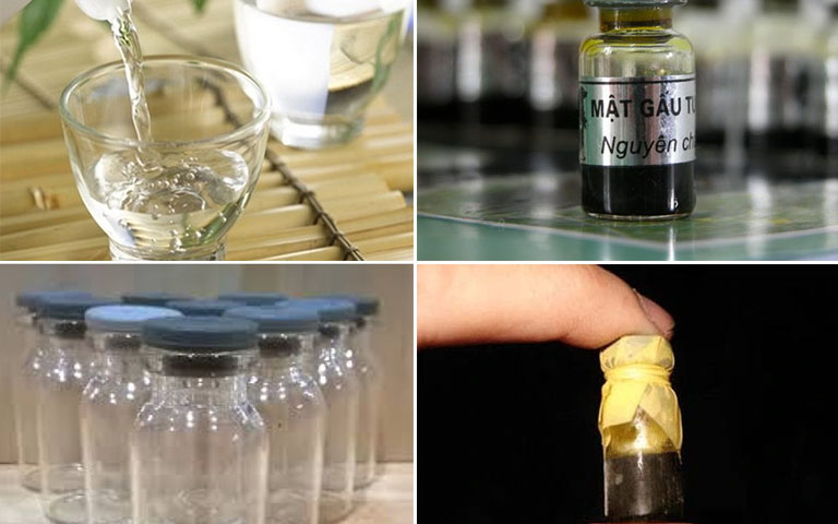 Cách ngâm rượu mật gấu khô đơn giản