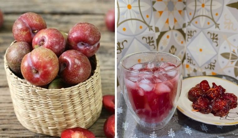 Chọn những quả mận chín đều, đều quả, vỏ vẫn còn lớp phấn trắng