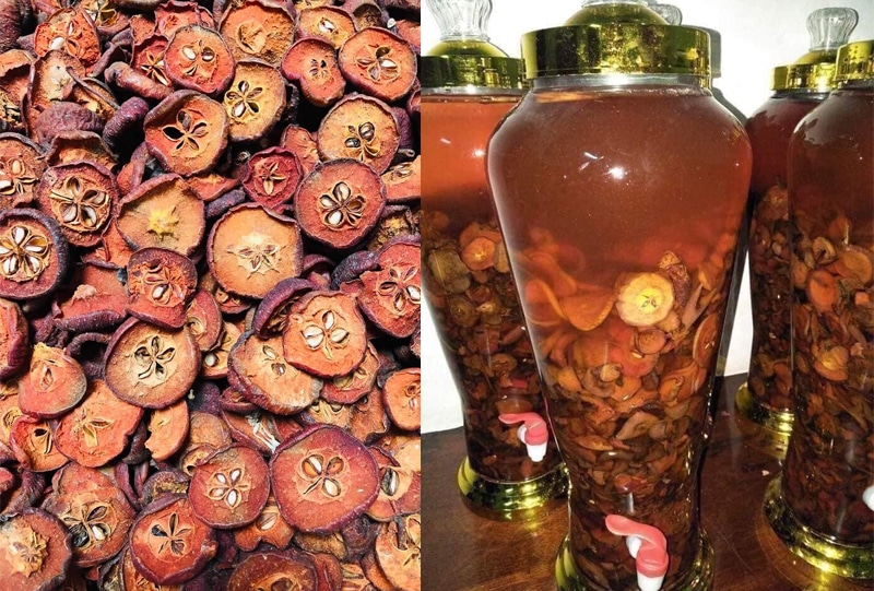 Táo mèo khô ngâm rượu mang tới nhiều tác dụng với sức khỏe