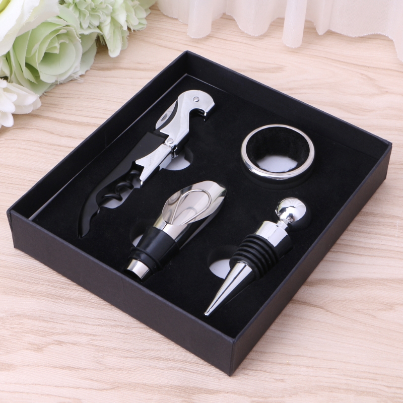 Bộ độ khui rượu vang 4 món chuyên nghiệp